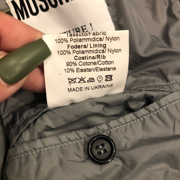MOSCHINO COUTURE Soda Pop Bomber Jacket Size 48 - Picture 10 of 11